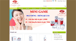 Desktop Screenshot of apluscosmetics.com.vn